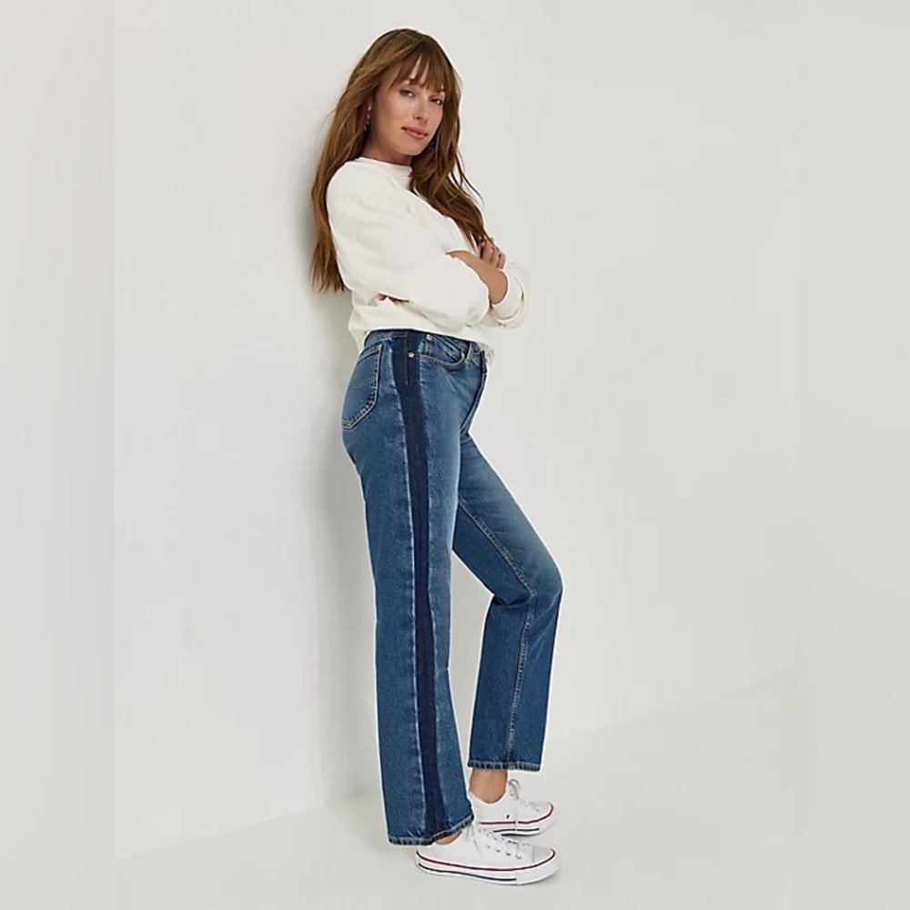 Lee Women’s Classic Rider Jeans with Side Stripe